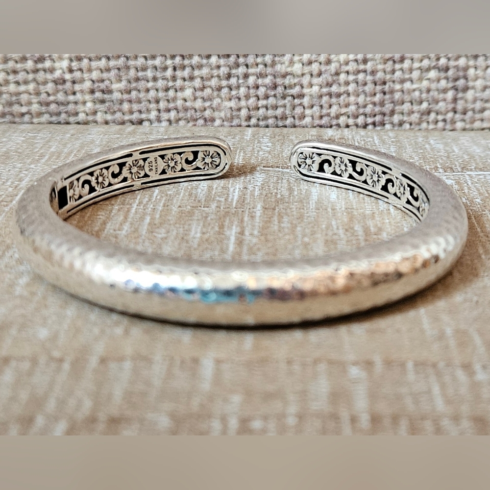 John Hardy JAI hammered sterling silver cuff bracelet - Picture 1 of 9